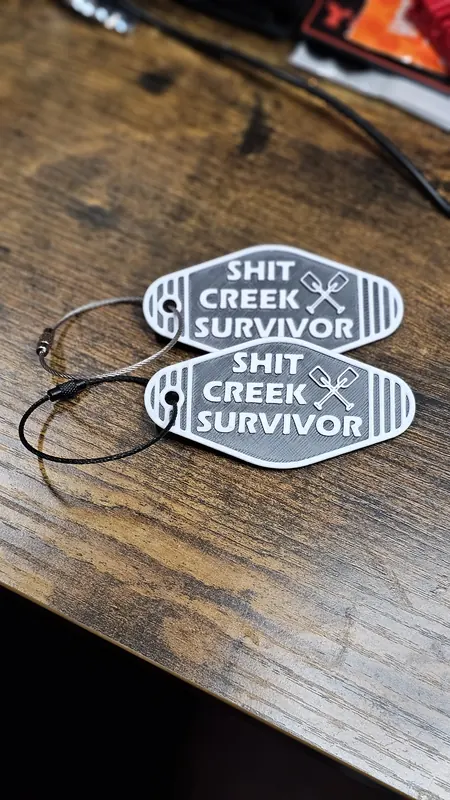 Custom Keychain - Personalized 3D printed keychain